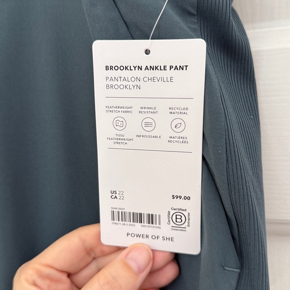 NWT Athleta Brooklyn Ankle Pant - Picture 2 of 7